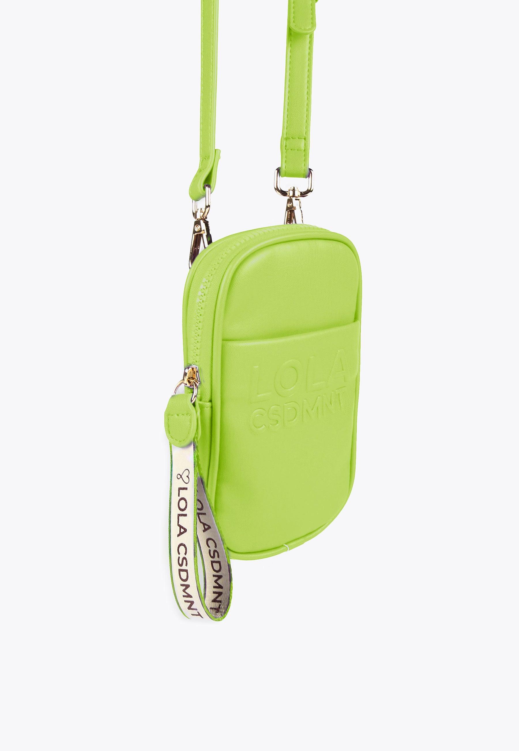 LS2412007-Lime-Mobile phone bag