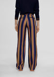 LS2414016-Blue-Brown-Straight striped trousers