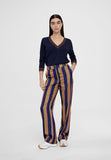 LS2414016-Blue-Brown-Straight striped trousers