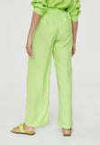 LS2414020-Lime-Straight flowing trousers