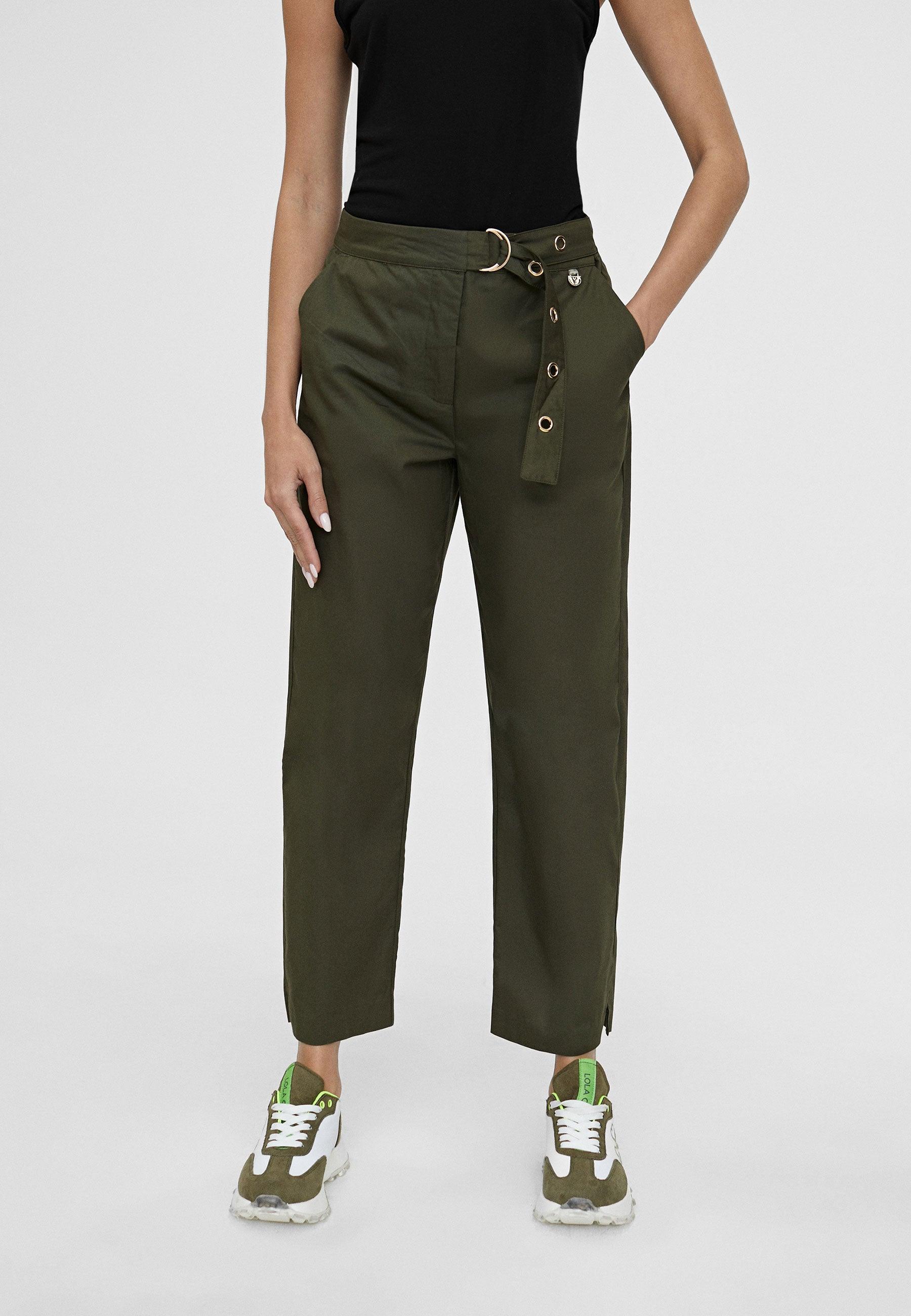 LS2414021-Khaki-Trousers with belt