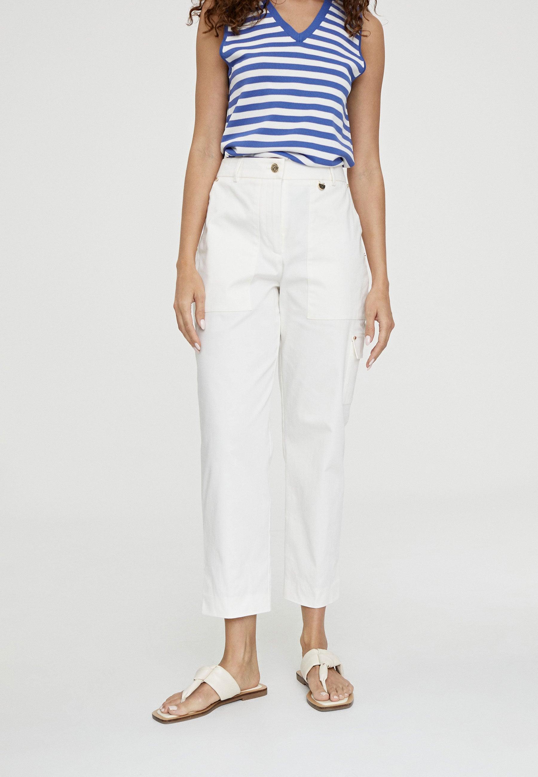 LS2414029-Off-White-Trousers with side pockets