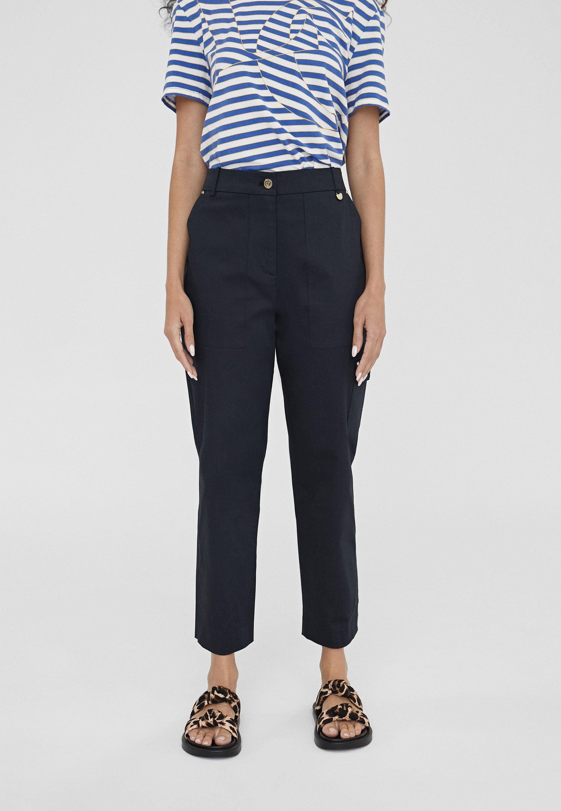 LS2414029-Black-Trousers with side pockets