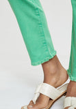 LS2414034-Green-Jeans with buttons