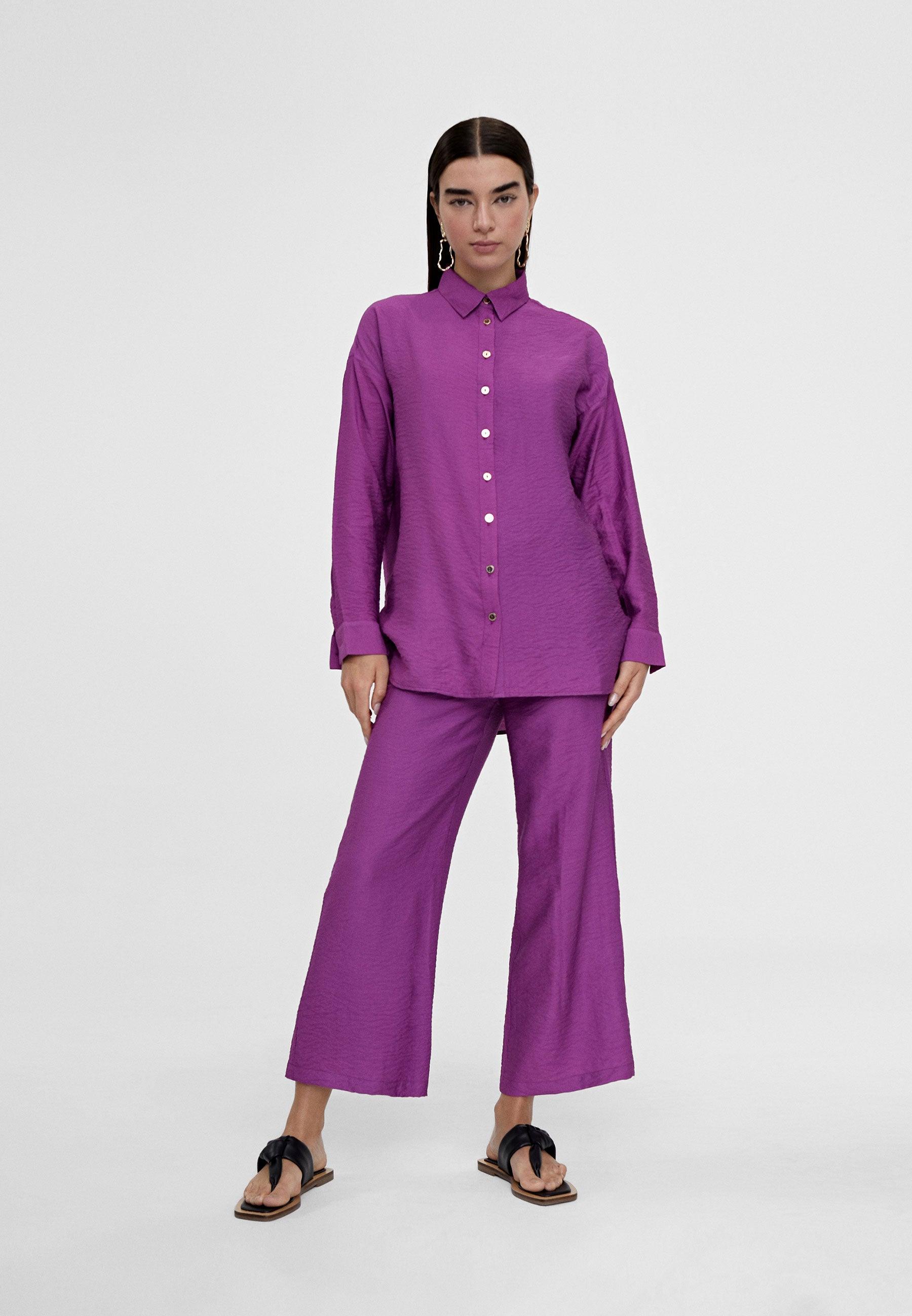 LS2415019-Lilac-Basic long sleeve shirt