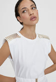 LS2415028-White-T-shirt with belt