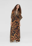 LS2416040-Black-Brown-Long animal print caftan