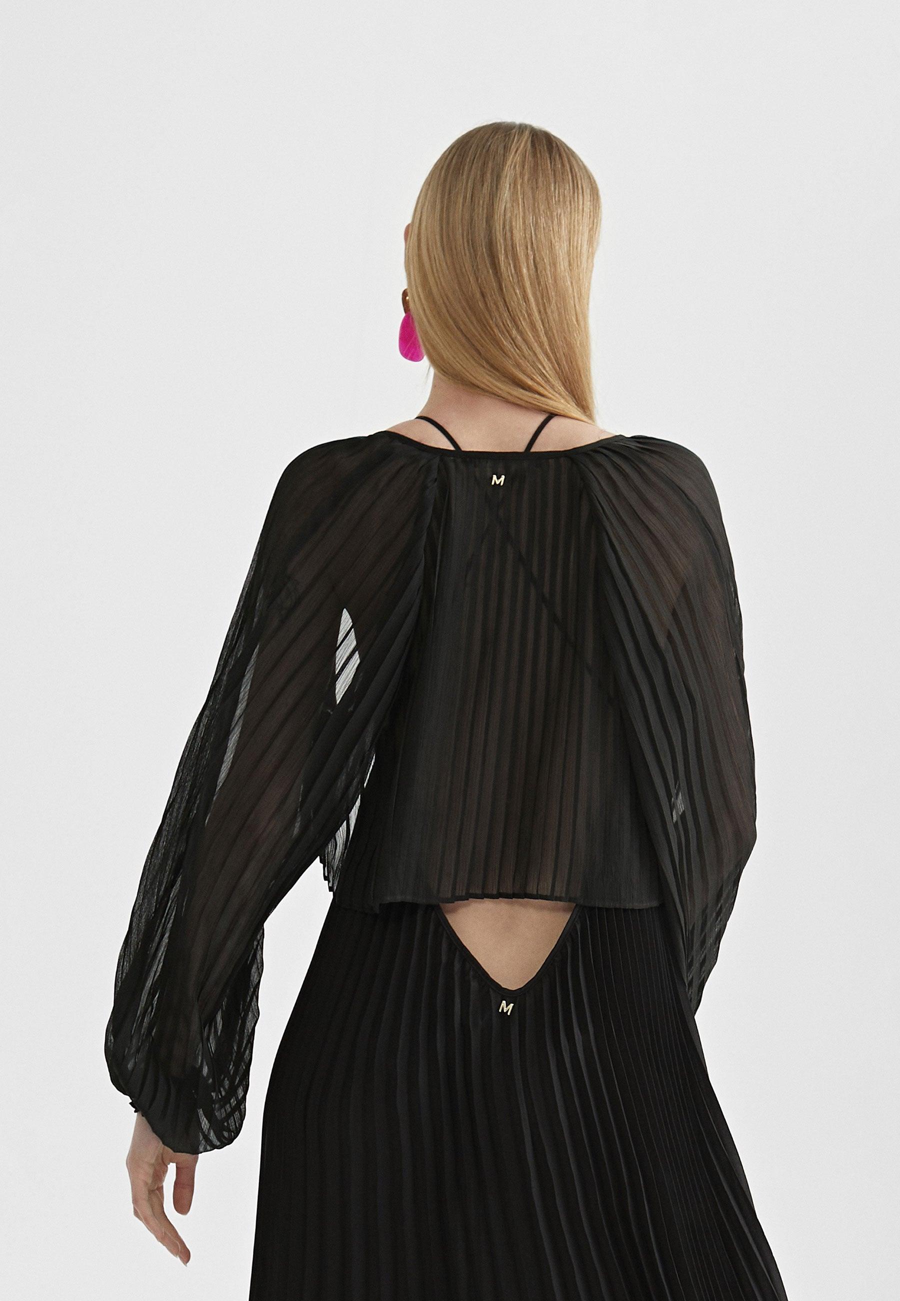 MS2402001-Black-Pleated bolero