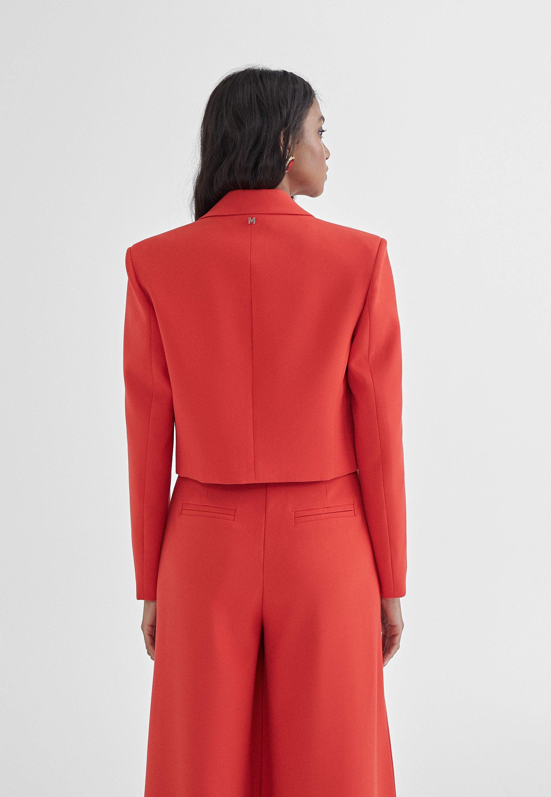 MS2402005-Red-Cropped blazer