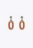 MS2403001-Brown-Two-piece earrings