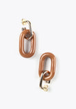 MS2403001-Brown-Two-piece earrings