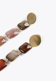 MS2403003-Brown-Natural stone earrings