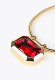 MS2403016-Red-Golden necklace with pendant