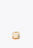 MS2403017-Brown-Double hoop ring