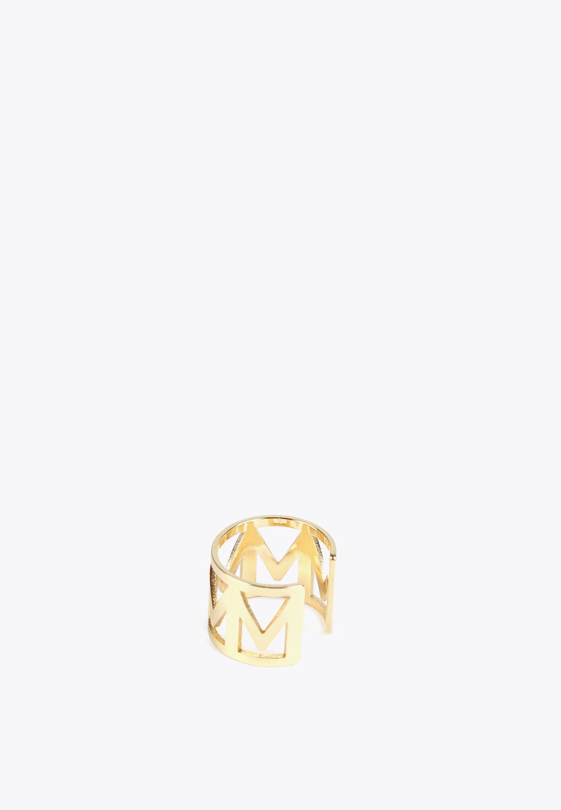 MS2403018-Gold-Golden letter M ring