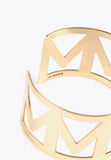 MS2403021-Gold-Maxi letter M bracelet