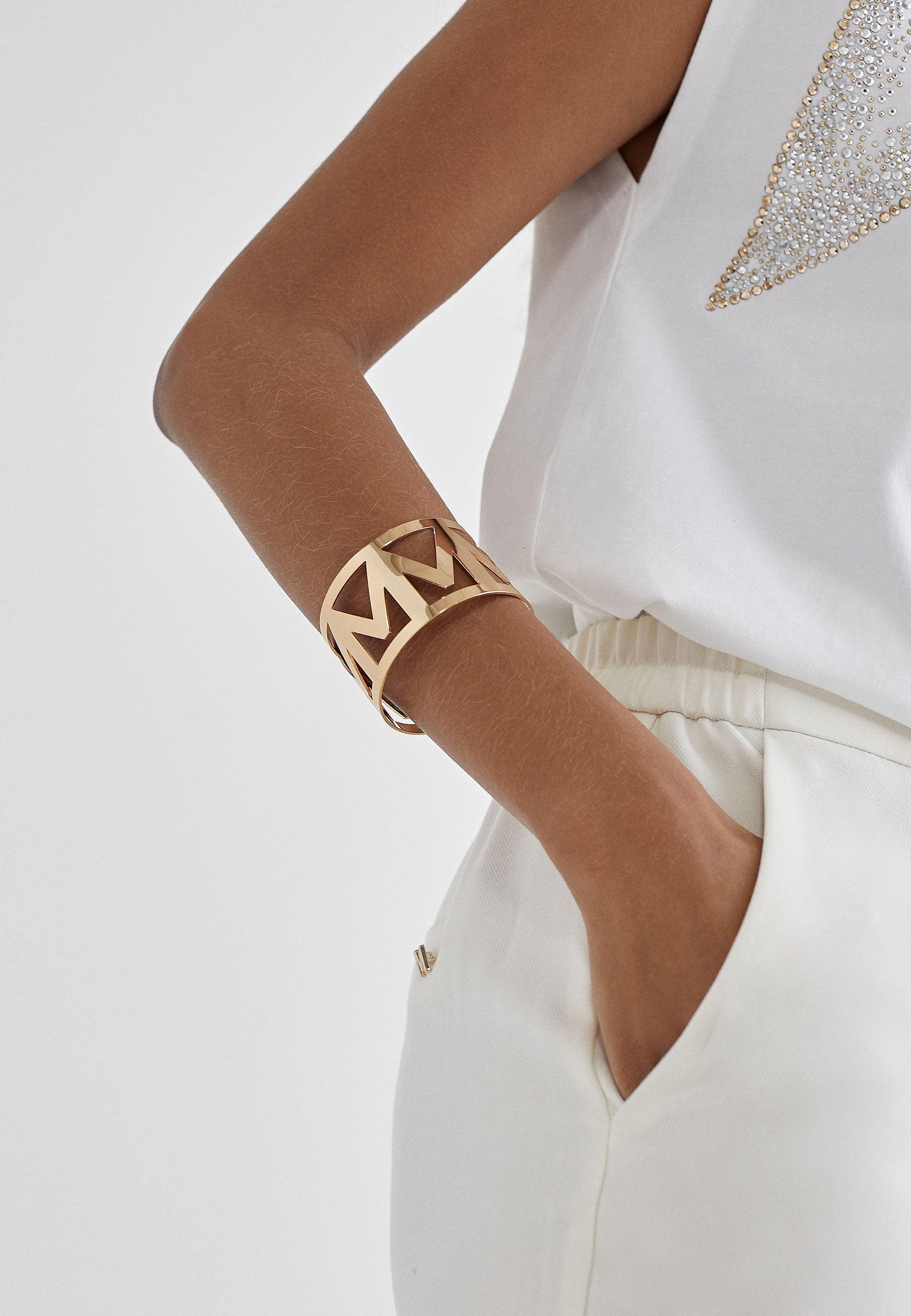 MS2403021-Gold-Maxi letter M bracelet