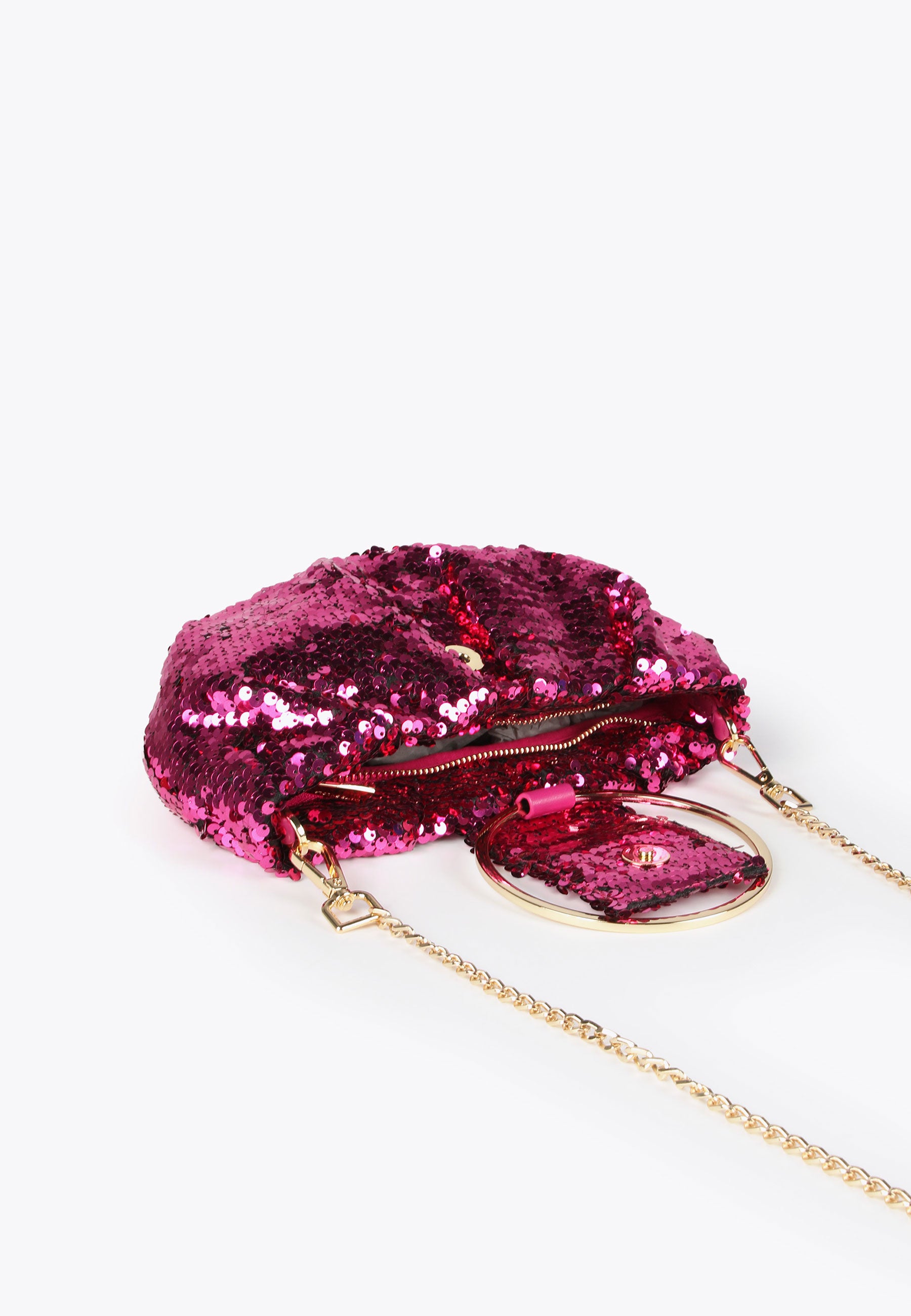 MS2404001-Fuchsia-Sequinned evening bag