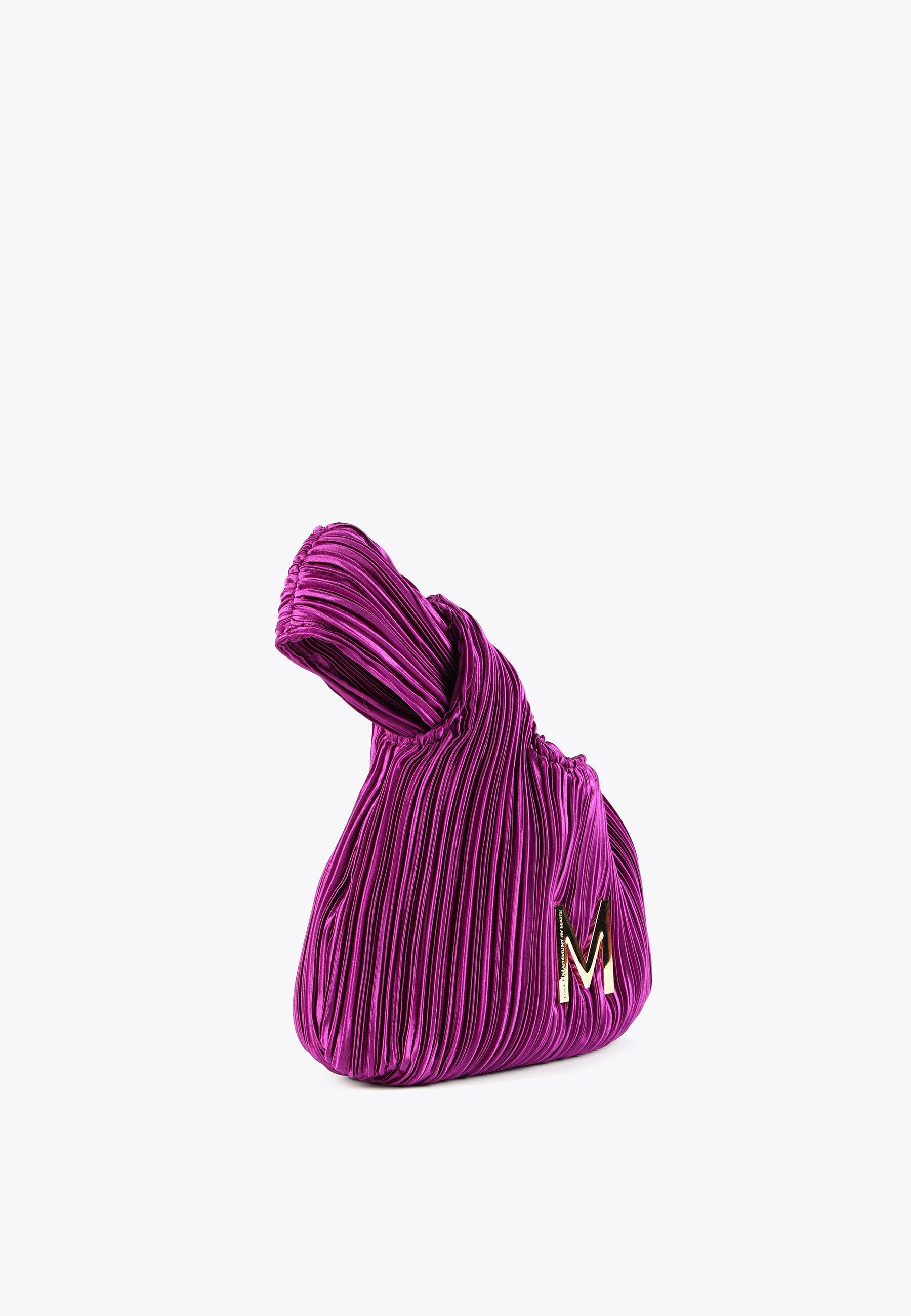 MS2404005-Lilac-Pleated sateen evening bag