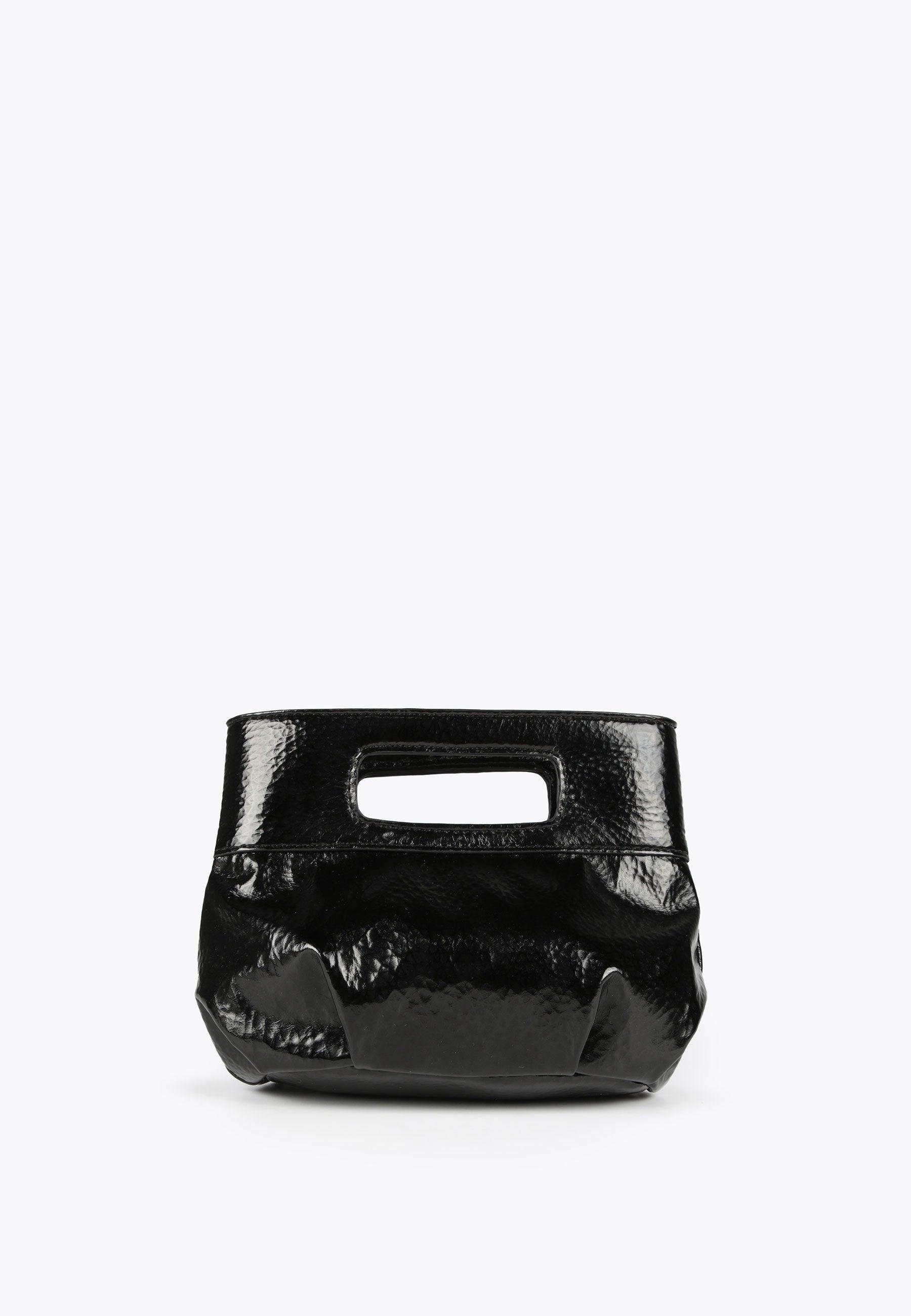 MS2404007-Black-Gathered handbag