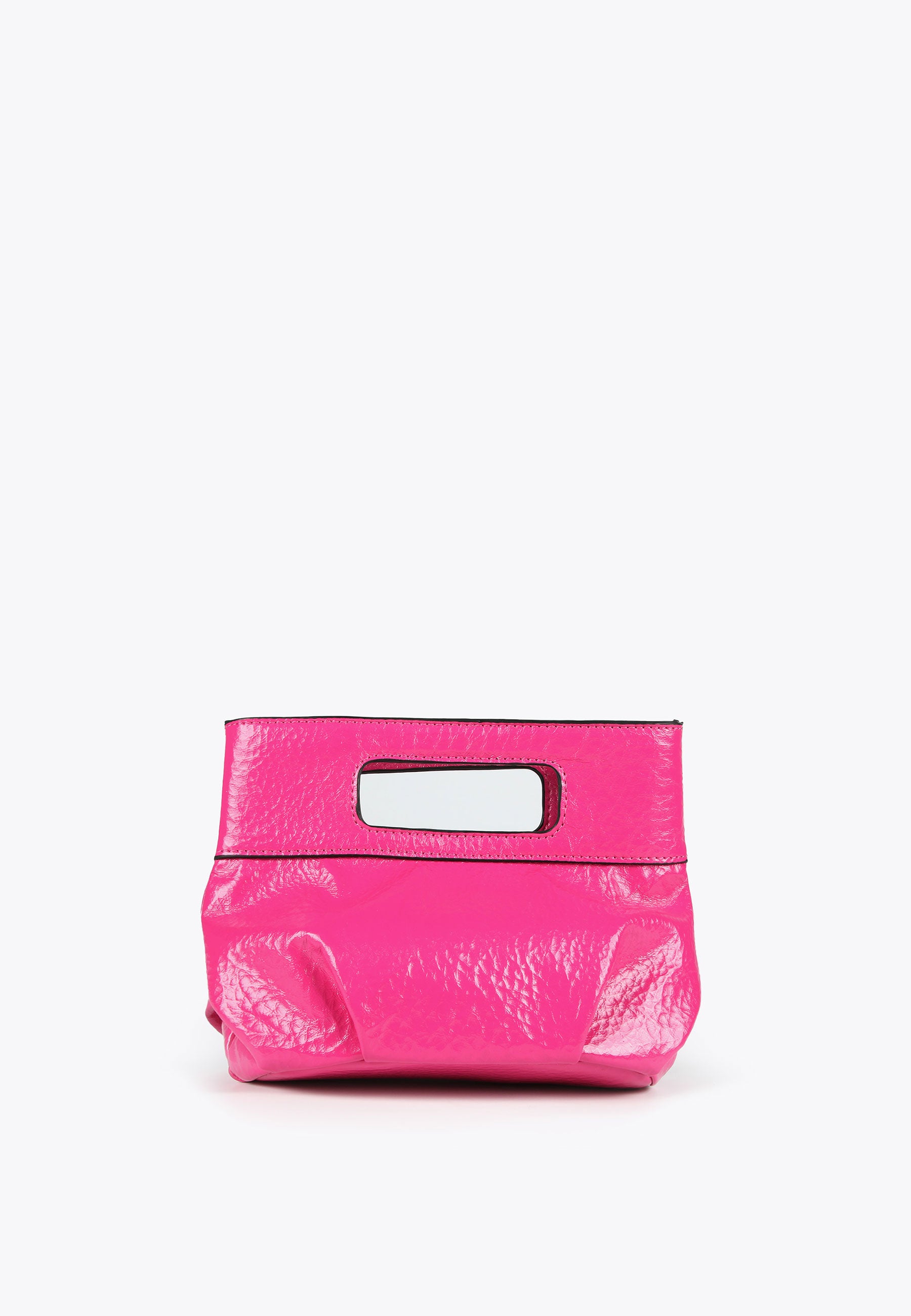 MS2404007-Fuchsia-Gathered handbag