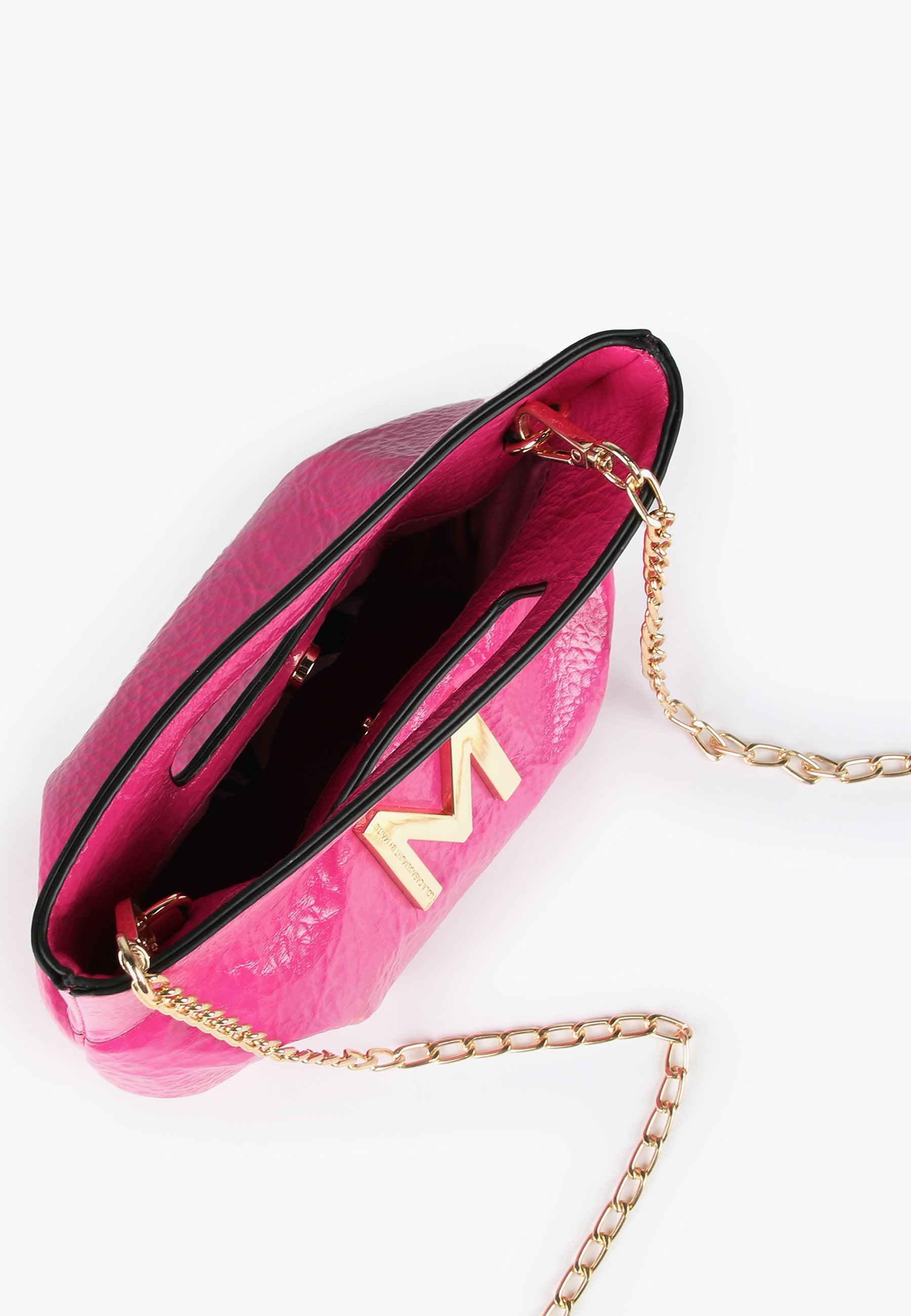 MS2404007-Fuchsia-Gathered handbag