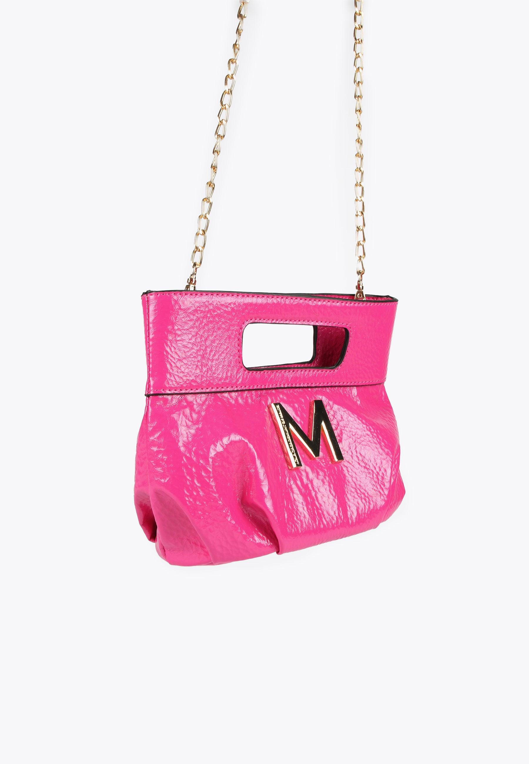 MS2404007-Fuchsia-Gathered handbag