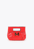 MS2404007-Red-Gathered handbag