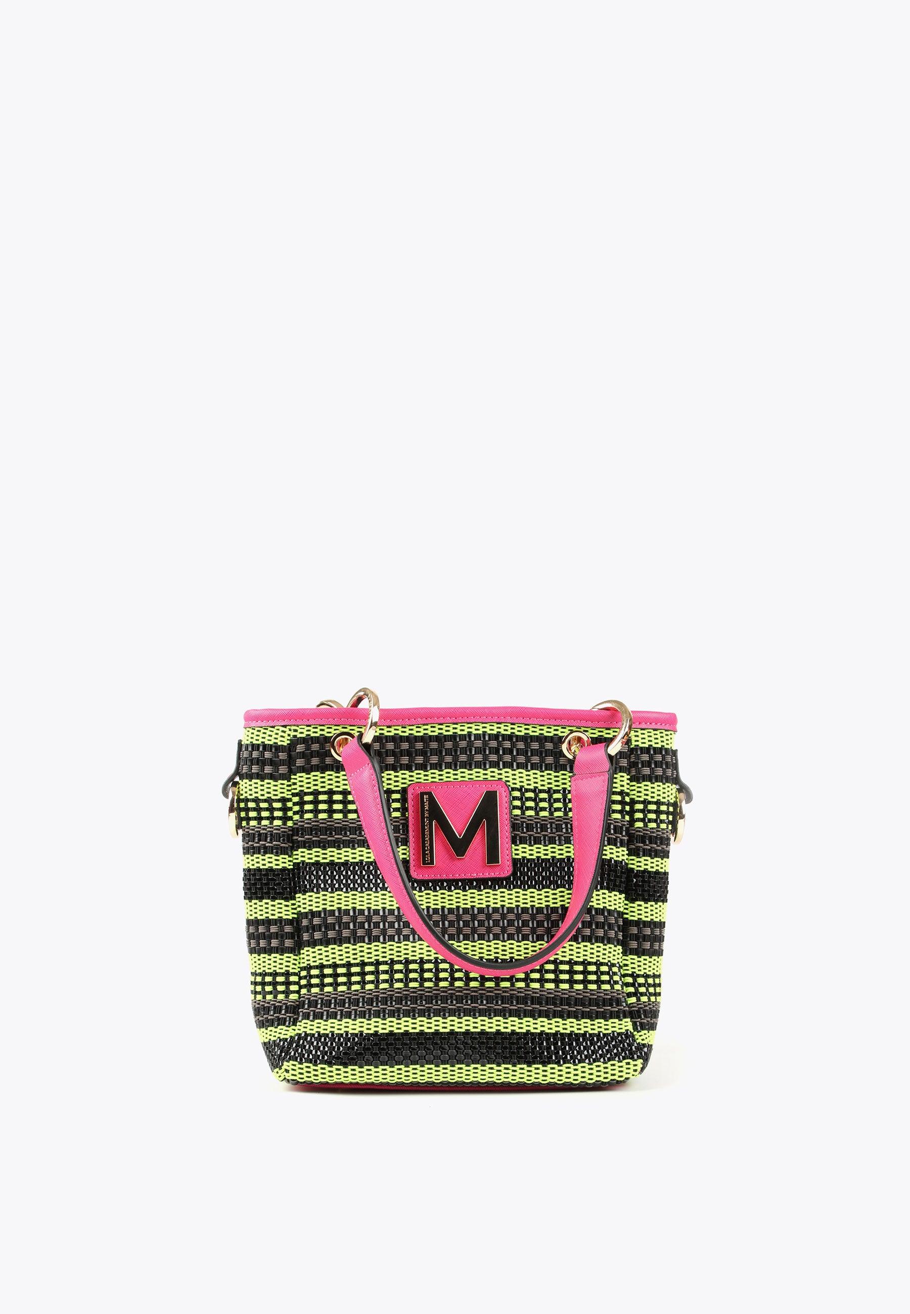 MS2404009-Green-Black-Three-coloured crossbody bag