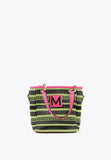 MS2404009-Green-Black-Three-coloured crossbody bag