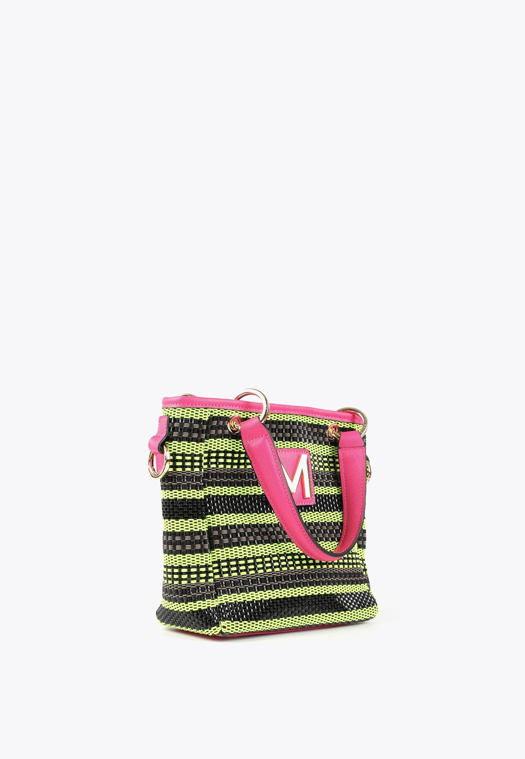 MS2404009-Green-Black-Three-coloured crossbody bag