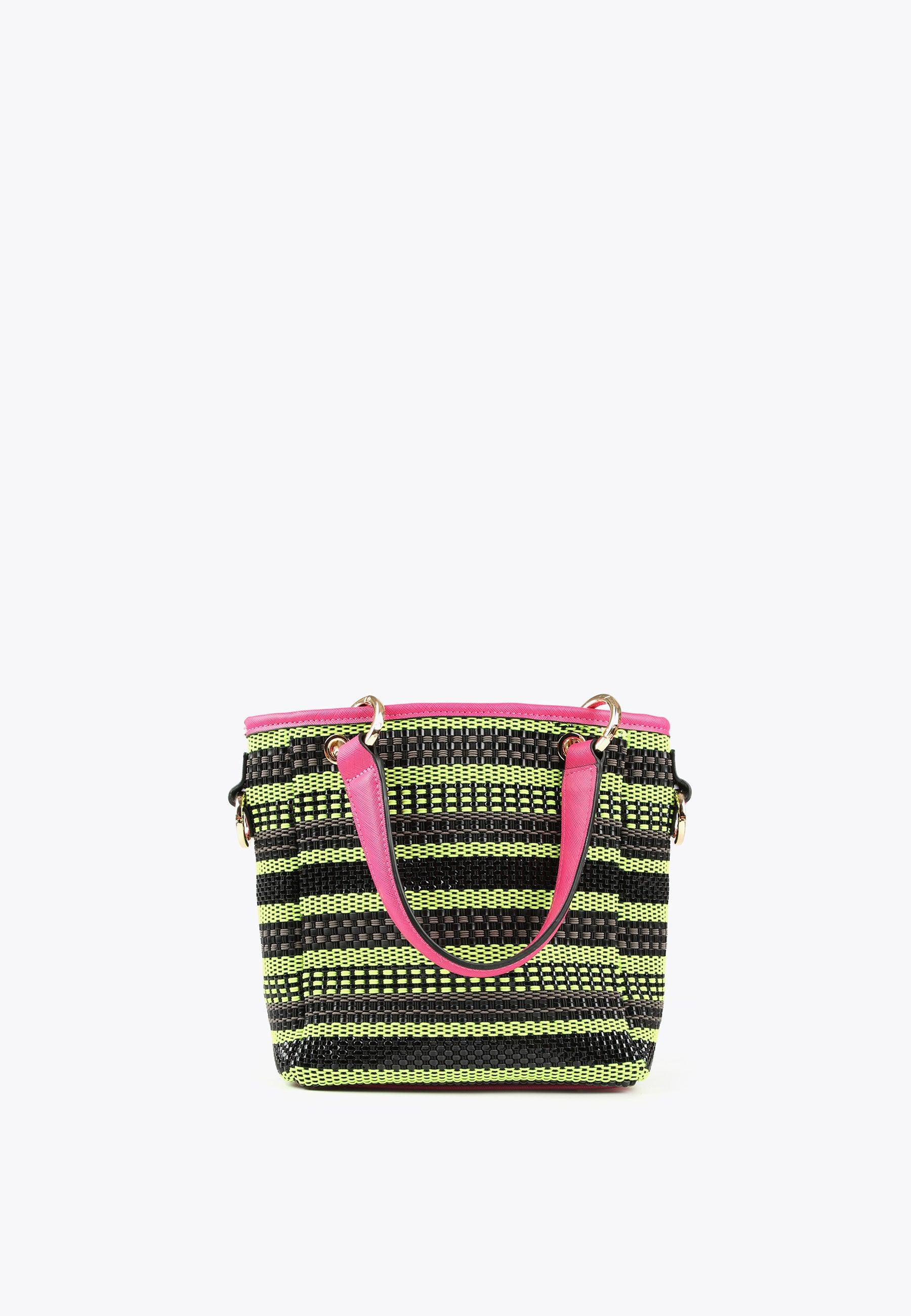 MS2404009-Green-Black-Three-coloured crossbody bag