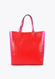 MS2404015-Red-Two-tone tote bag