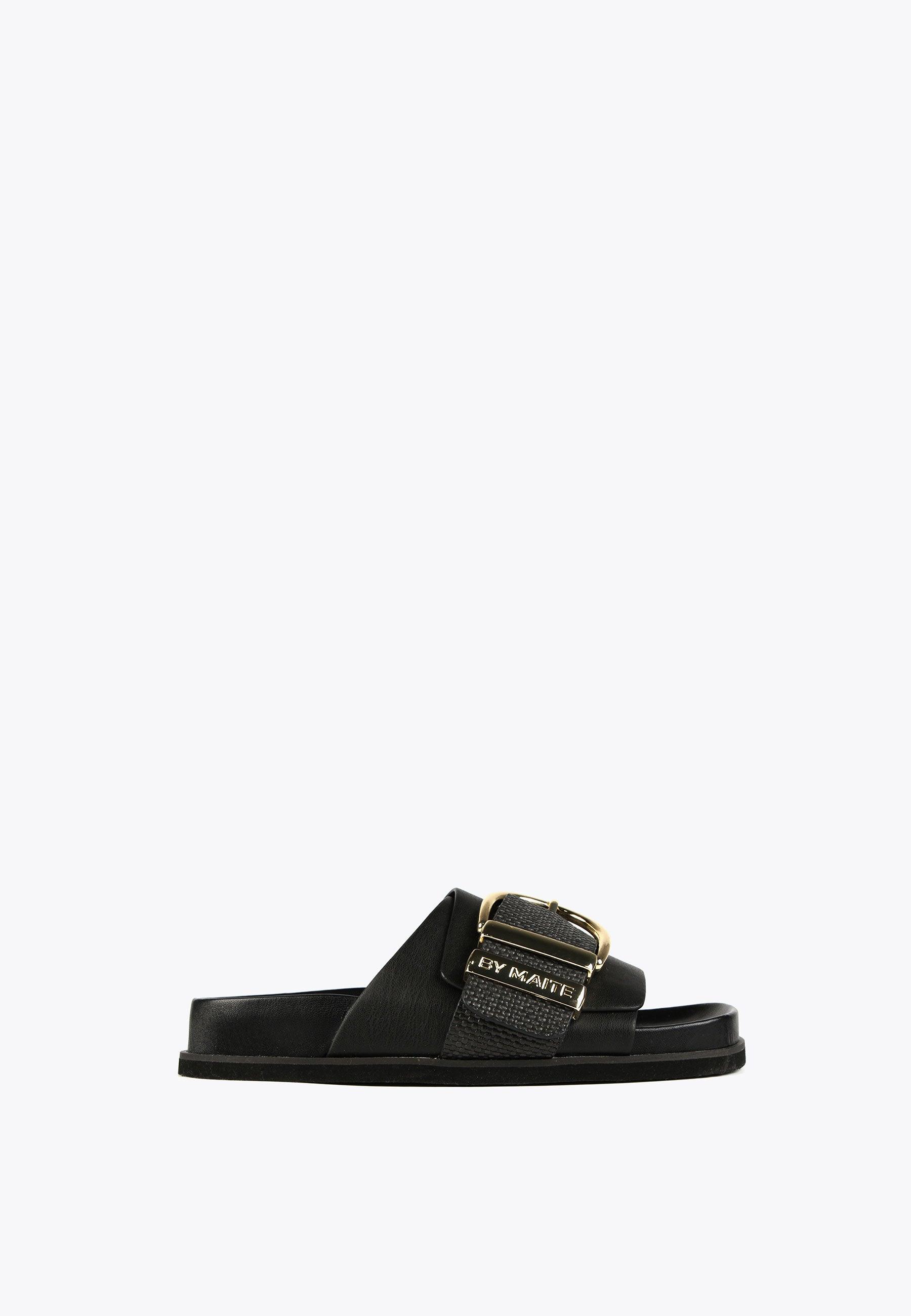 MS2405002-Black-Flat sandals