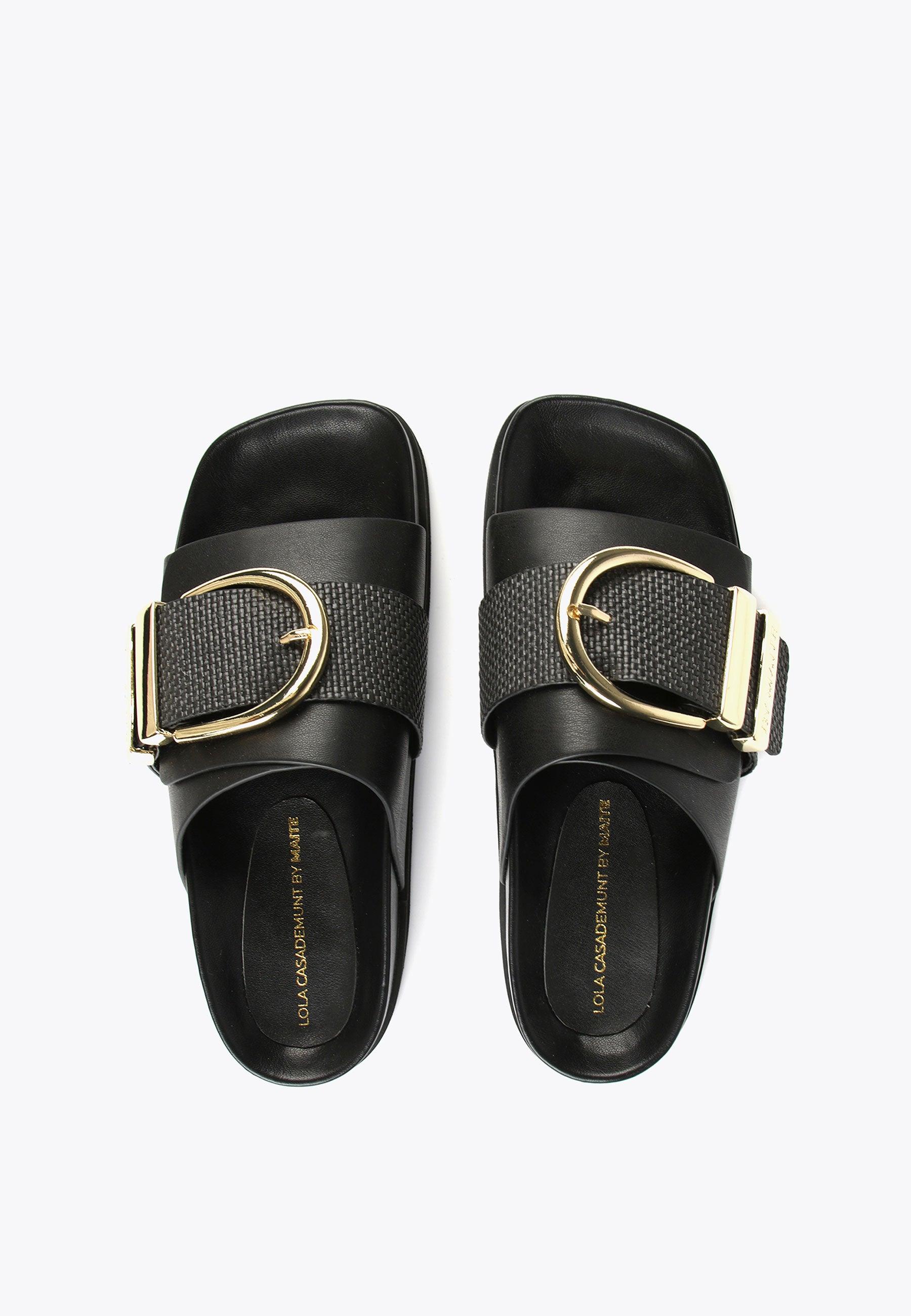 MS2405002-Black-Flat sandals