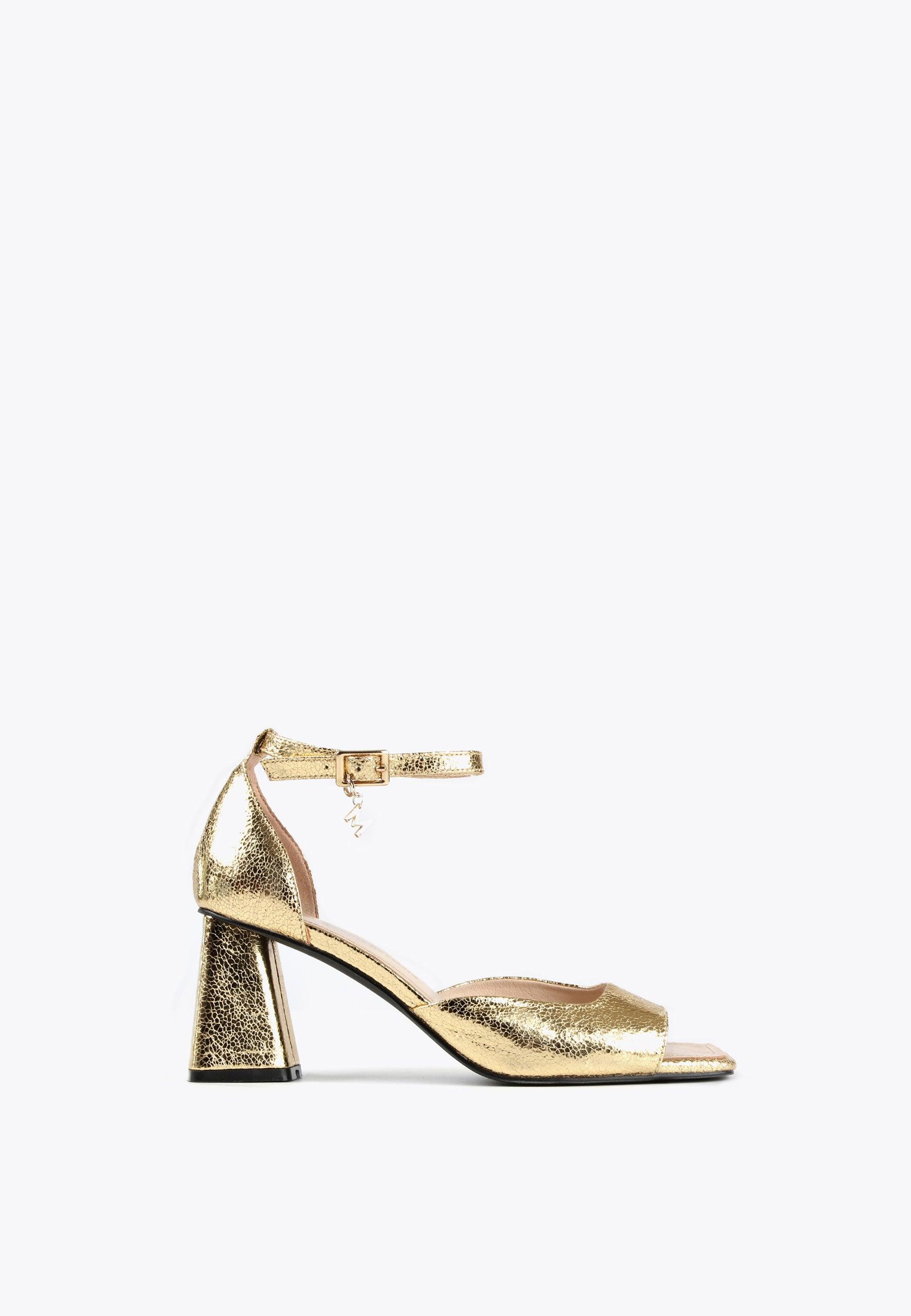 MS2405003-Gold-High heeled sandals