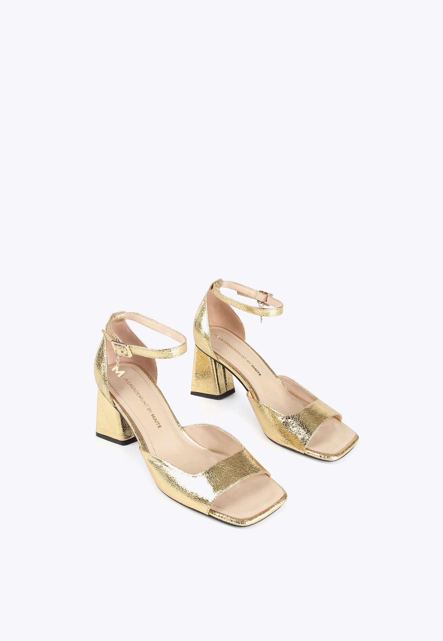 MS2405003-Gold-High heeled sandals