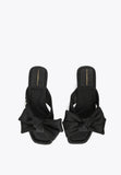 MS2405005-Black-Flat sandals with bow