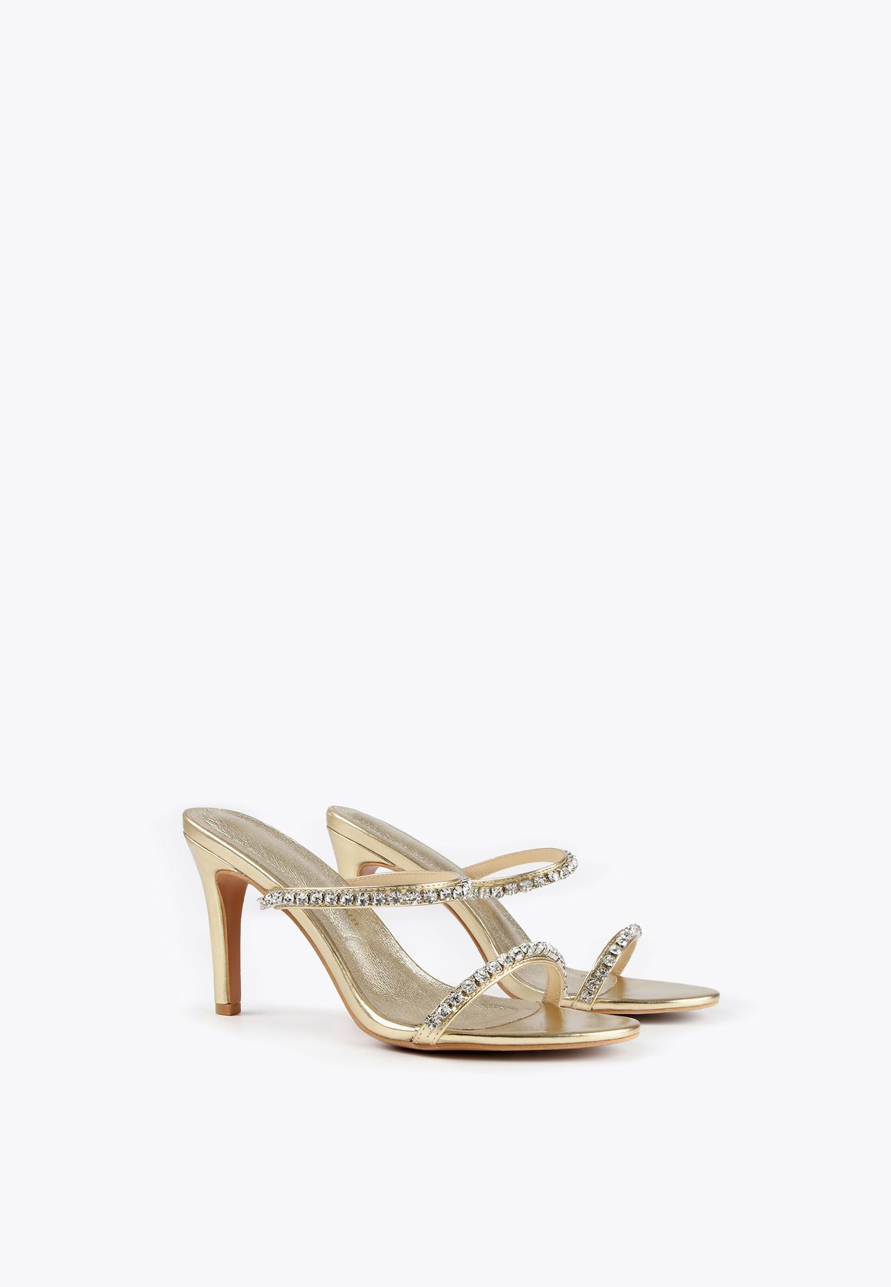 MS2405008-Gold-Heeled strappy sandals