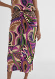 MS2408004-Lilac-Black-Printed pareo skirt