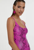 MS2410005-Pink-Black-Embellished animal print swimsuit