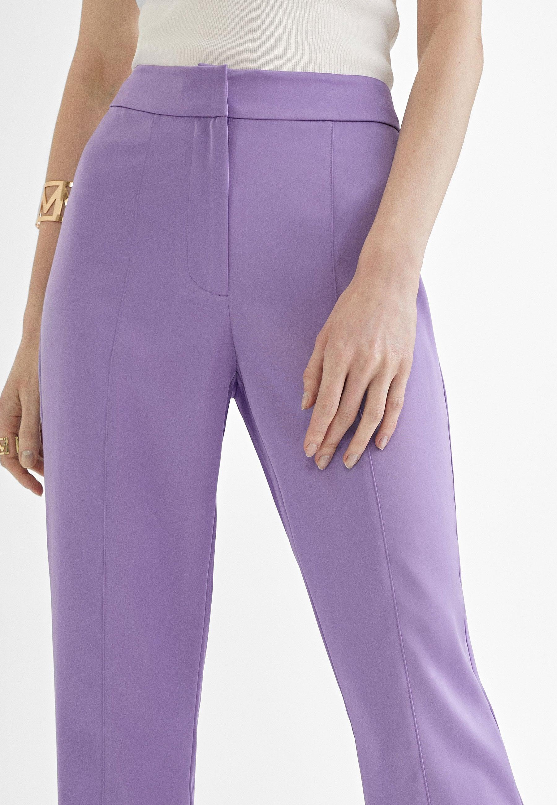 MS2414003-Lilac-Straight flowing trousers