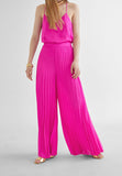 MS2414004-Fuchsia-Pleated trousers