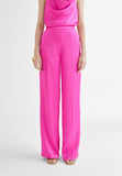 MS2414006-Fuchsia-Straight satin trousers