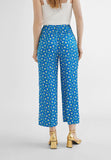 MS2414009-Electric-Blue-Monogrammed cropped trousers