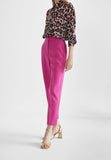 MS2414014-Fuchsia-Cropped trousers with slits