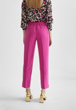 MS2414014-Fuchsia-Cropped trousers with slits