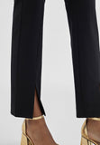 MS2414018-Black-Skinny trousers with slit