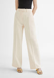 MS2414026-Ecru-Straight trousers