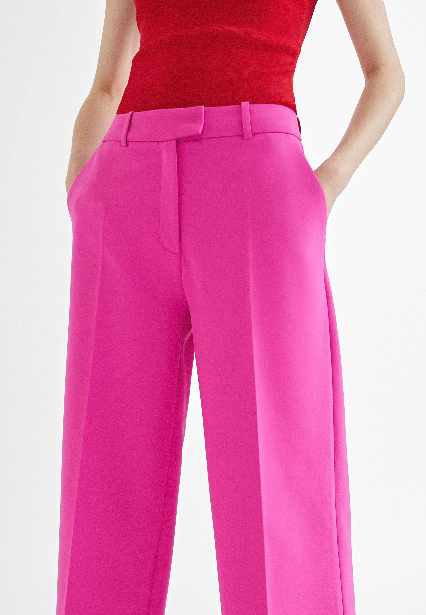 MS2414026-Fuchsia-Straight trousers